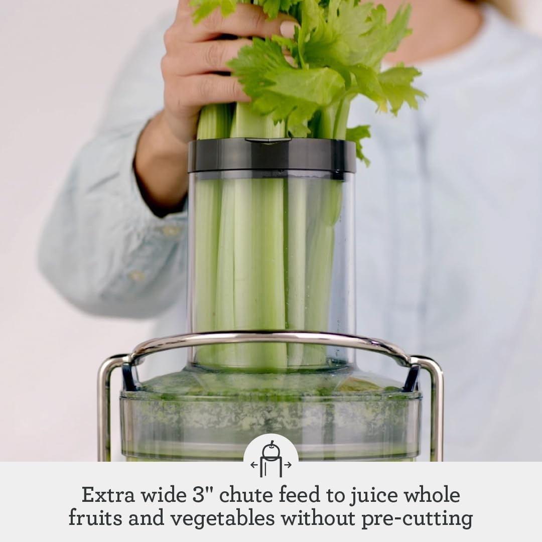 Cold Spin Juicer 850W Wide 3in Feed Chute Whole Fruit 2L Jug