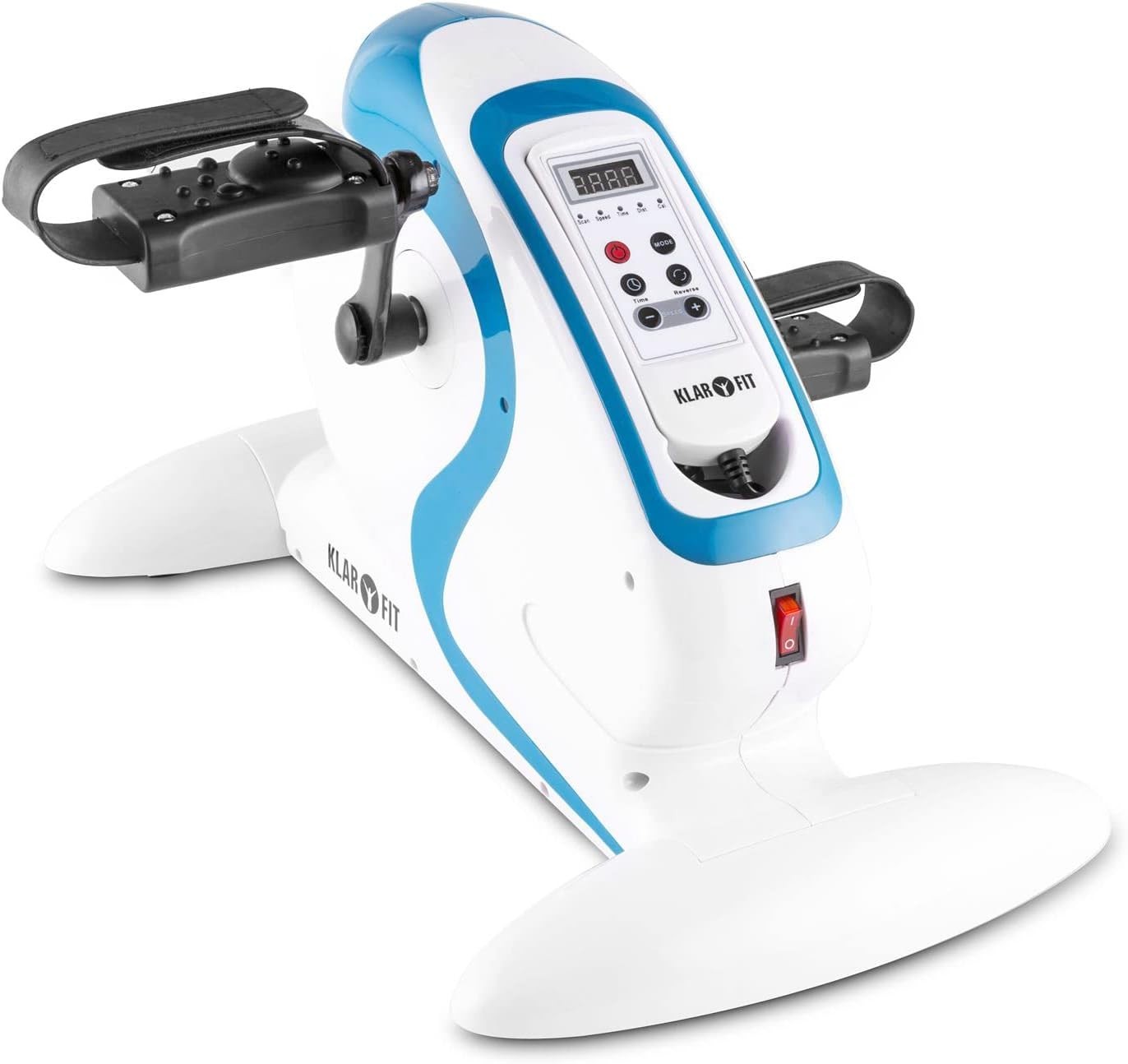 Motorised Mini Pedal Exerciser 12 Speed Portable Arm Leg Trainer