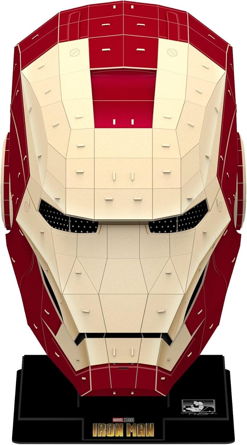 Iron Man Helmet 3D Puzzle Marvel Superhero Model Building Kit Gift