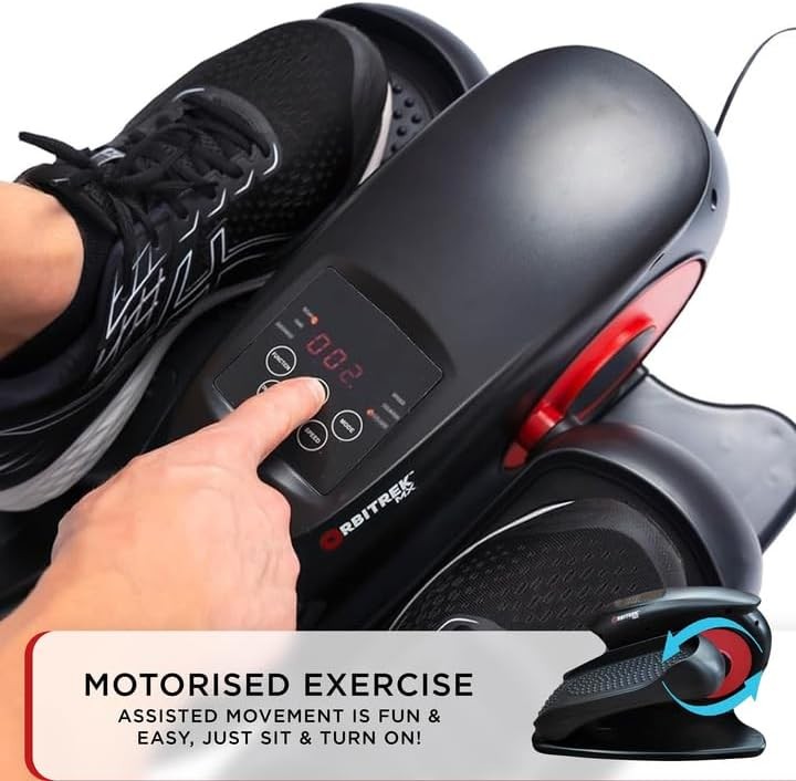 Electric Under Desk Elliptical Pedal Exerciser Quiet Motorised Leg Trainer