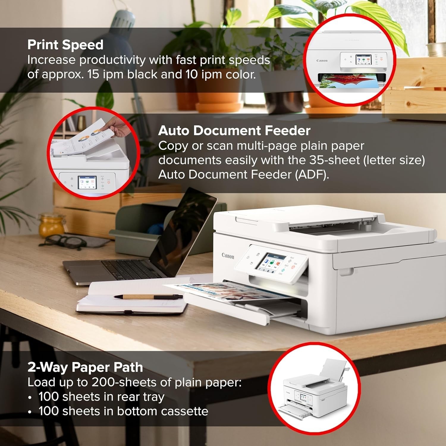 Wireless Home All-in-One Printer | Scan, Copy, Colour Print, Duplex