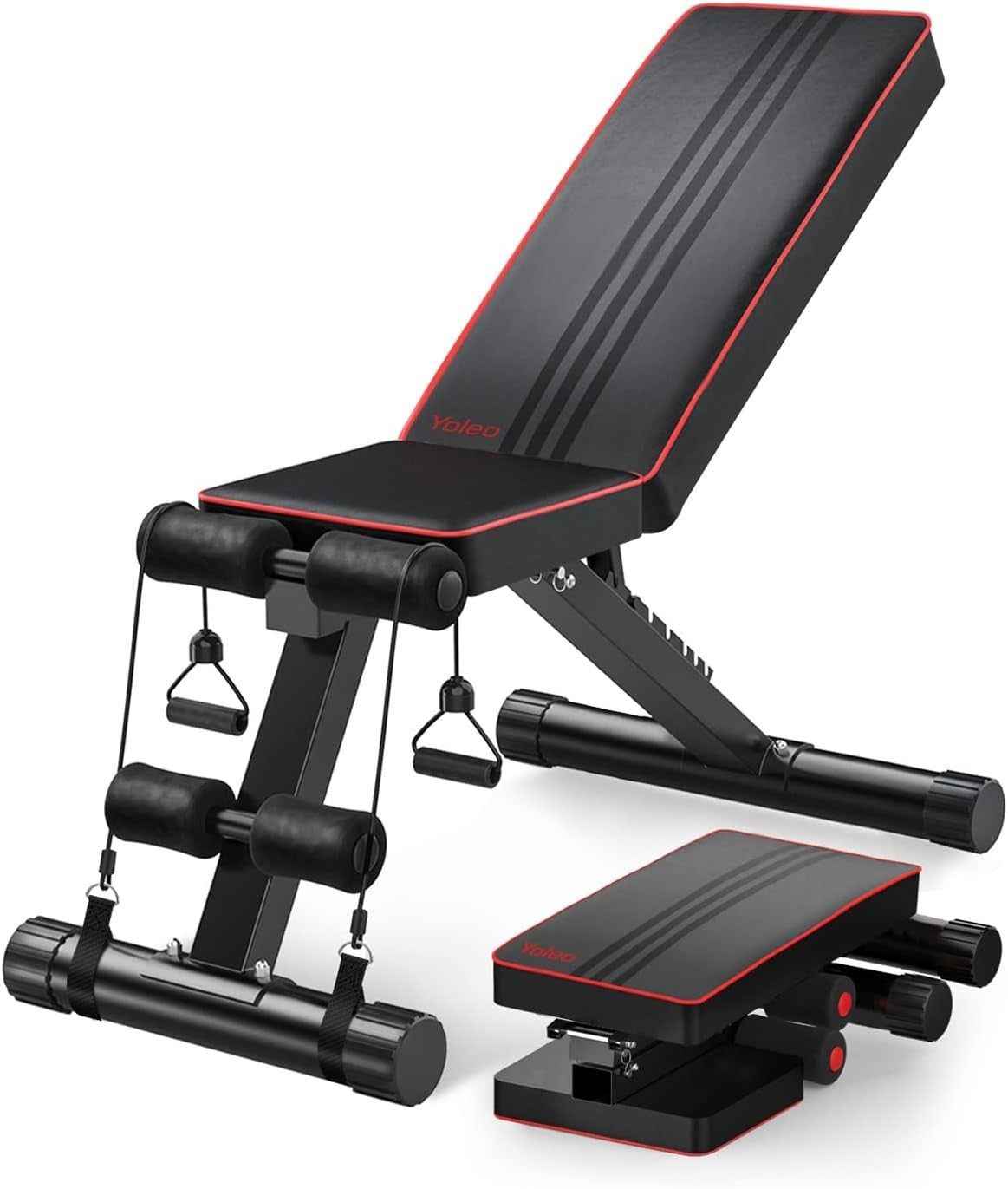 Heavy Duty Folding Workout Bench 300kg Multi-Angle Home Training