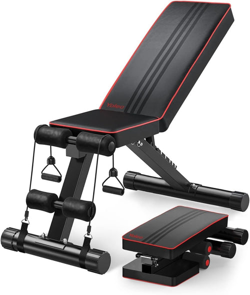 Heavy Duty Folding Workout Bench 300kg Multi-Angle Home Training