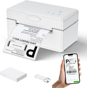 Bluetooth 4×6 Thermal Shipping Label Printer USB Wireless 203 DPI