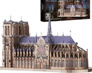 3D Metal Notre Dame Puzzle Model Kit DIY Gift Adults Teens 382 Pcs