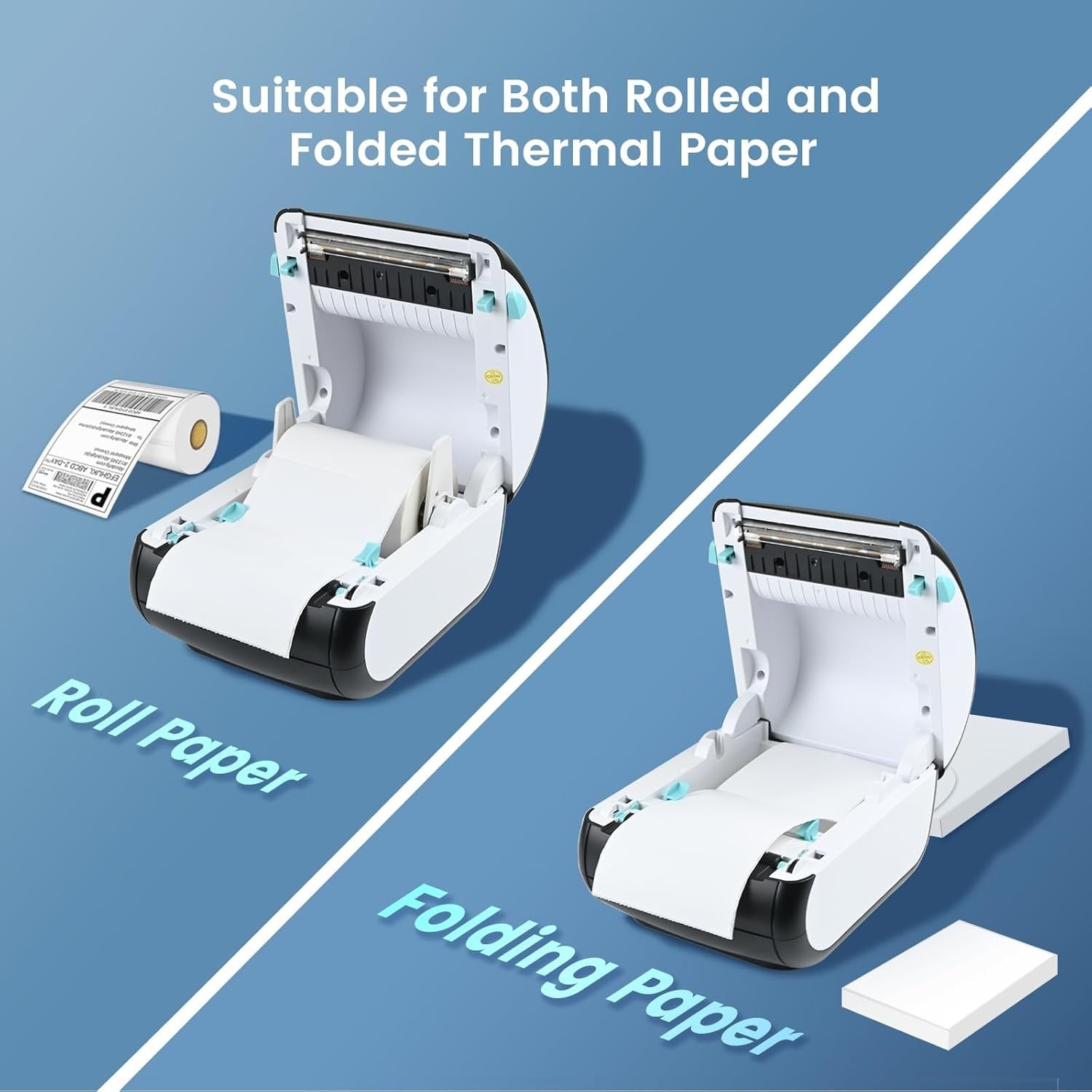 Bluetooth 4x6 Shipping Label Printer Thermal Postage