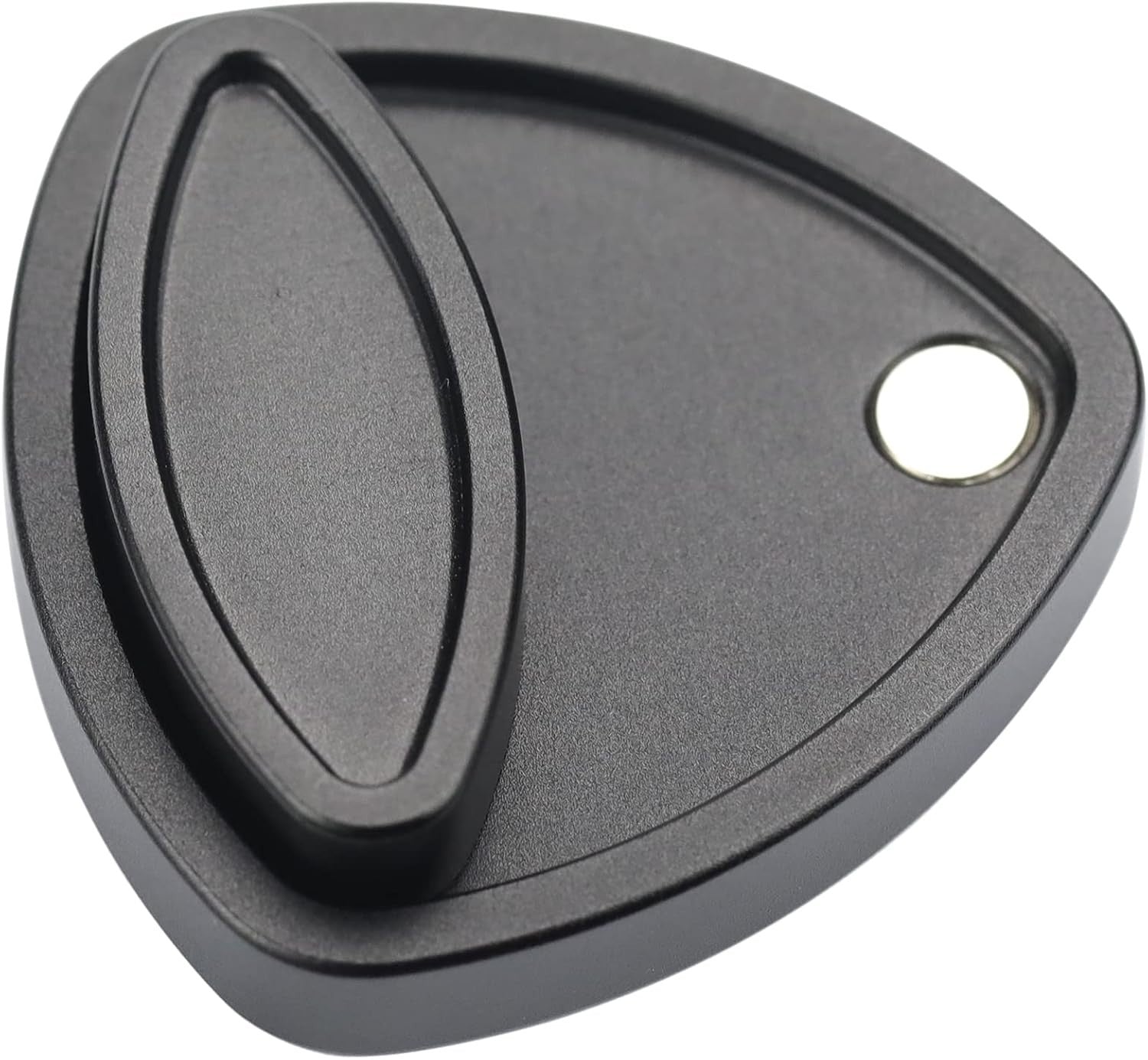 Black Triangle Magnetic Fidget Coin Silent Clicker Focus EDC