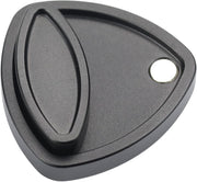 Black Triangle Magnetic Fidget Coin Silent Clicker Focus EDC