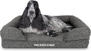 Medium Orthopedic Dog Bed Memory Foam Washable 77x60cm Grey