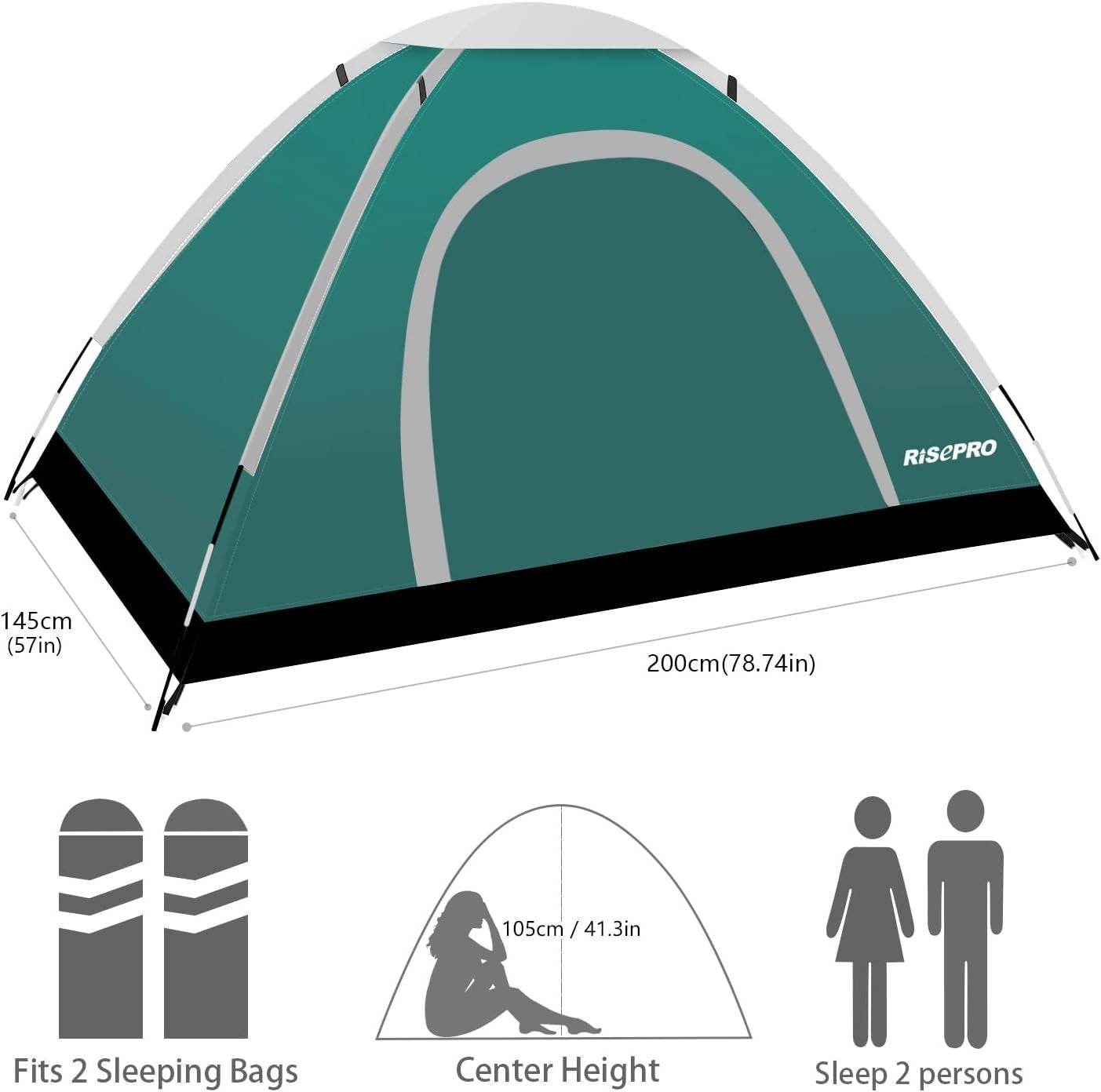 Portable Camping Tent Waterproof Lightweight Outdoor