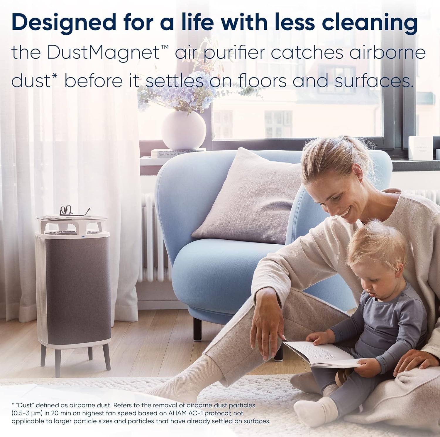 Tabletop Air Purifier Dust Allergy Pet Smoke HEPA Silent 20–48m²