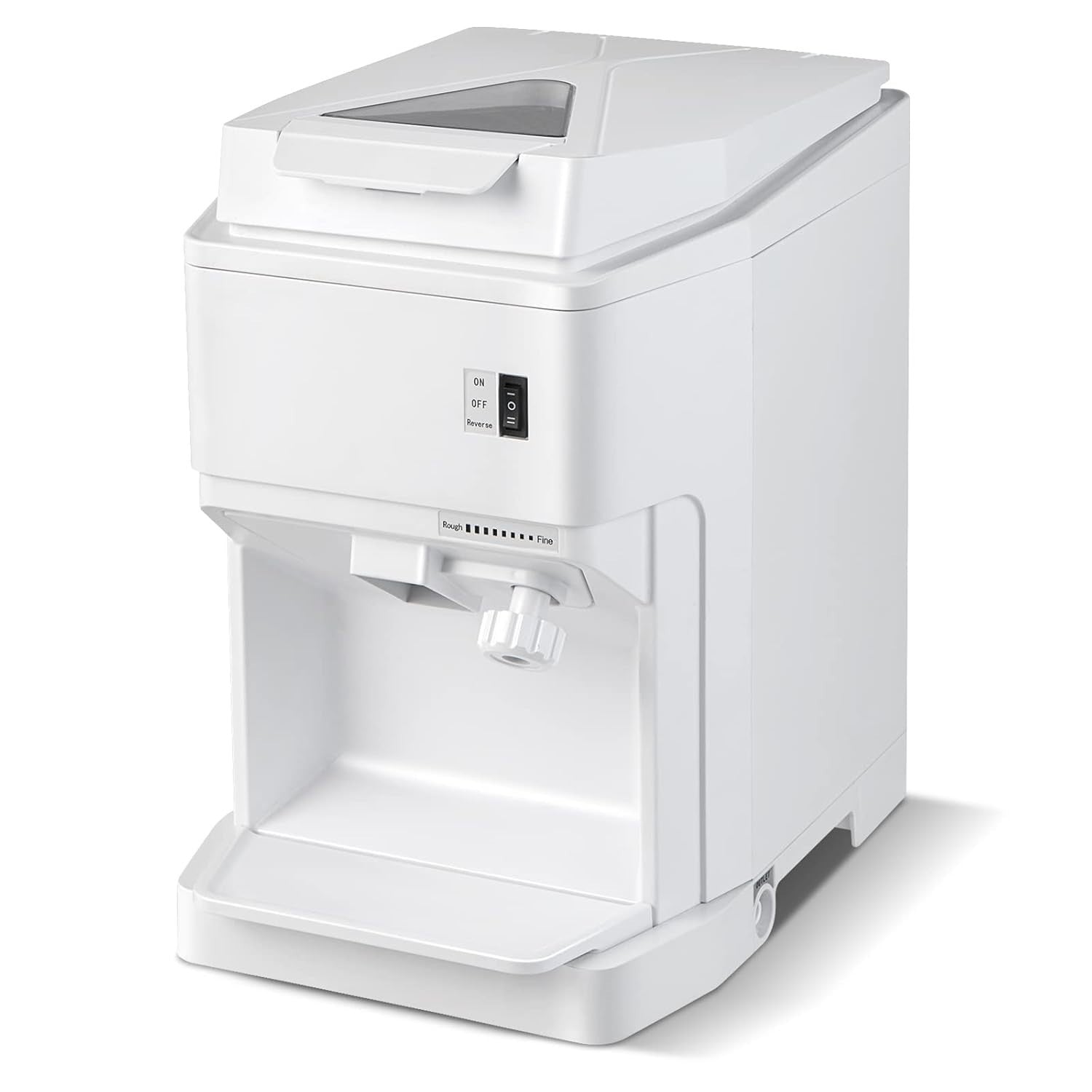 Commercial Ice Shaver 350W Snow Cone Machine 120kg/h Adjustable