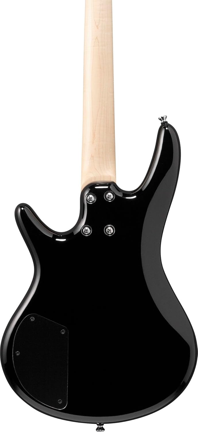 Micro 4 String Electric Bass Guitar Short Scale Black