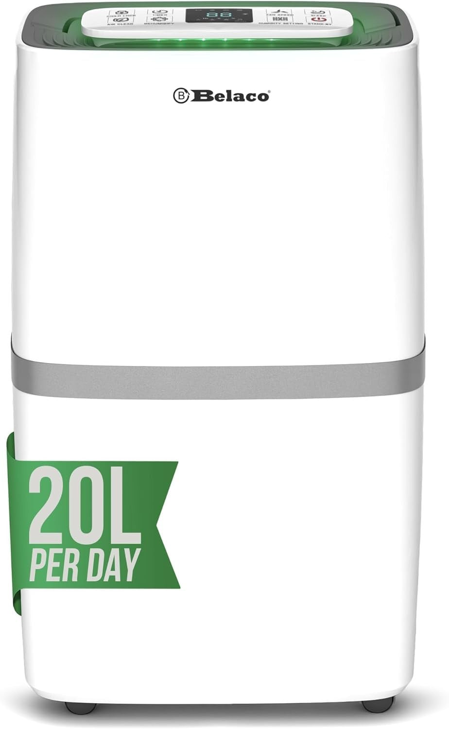 20L Home Dehumidifier Quiet Energy Efficient Laundry Dry Digital Display