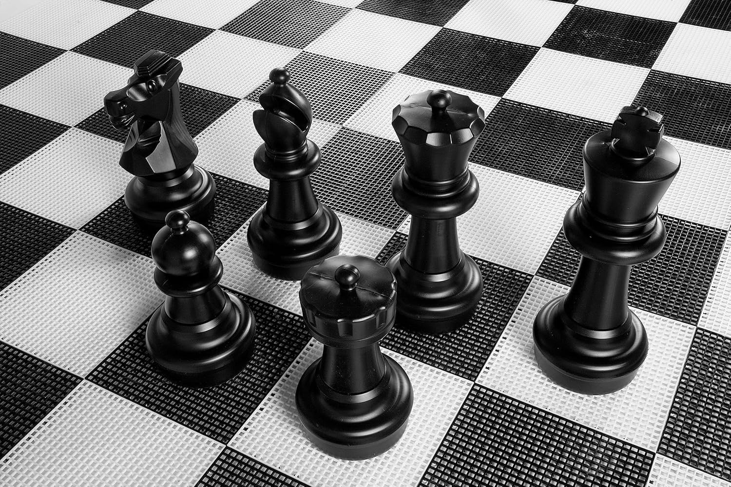 Giant 60cm Outdoor Chess Set Only | Durable 32-Piece Garden Lawn Game