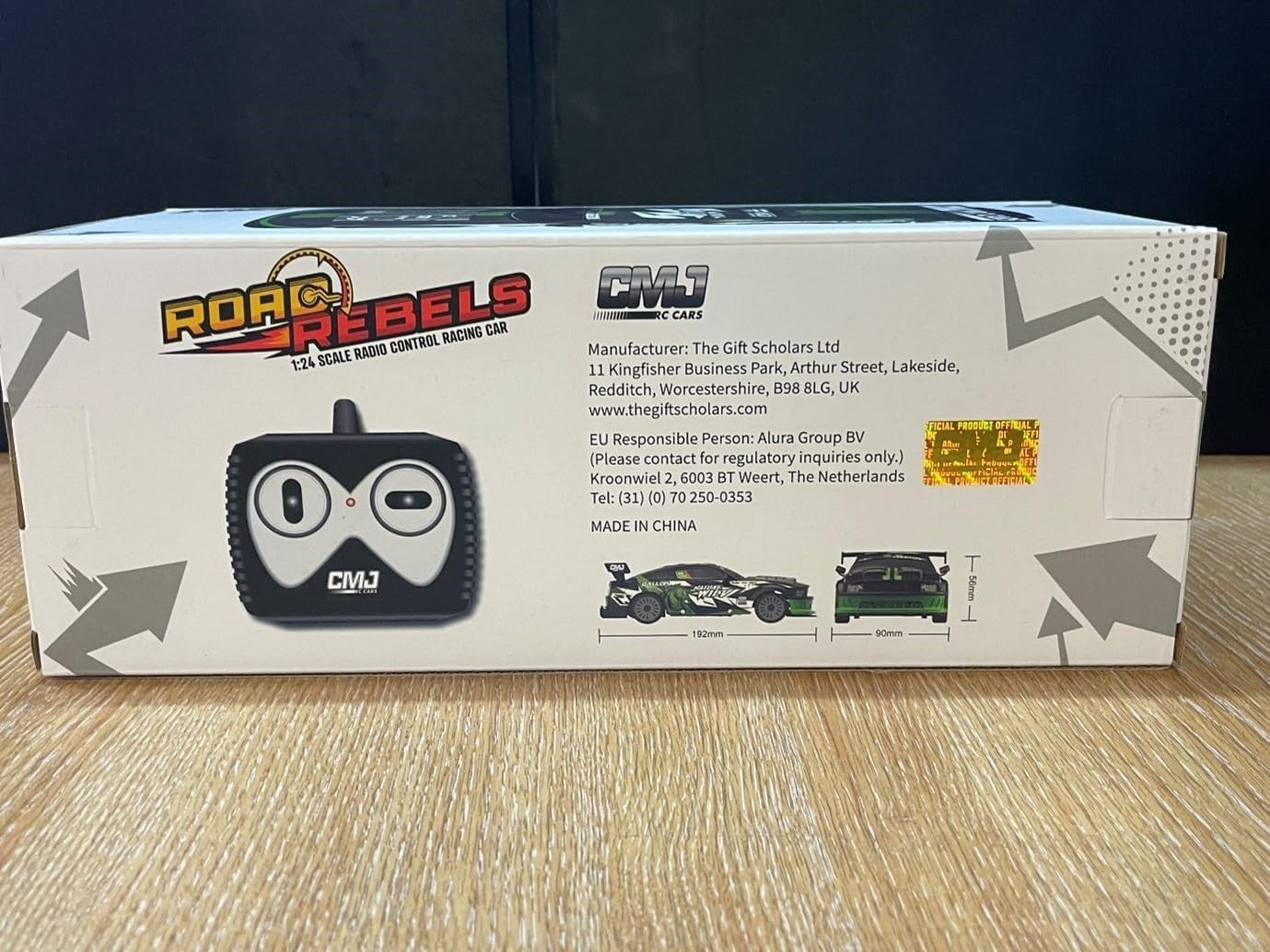 Road Rebel Green Machine RC Car 1:24 Scale 2.4GHz Racing Toy for Kids