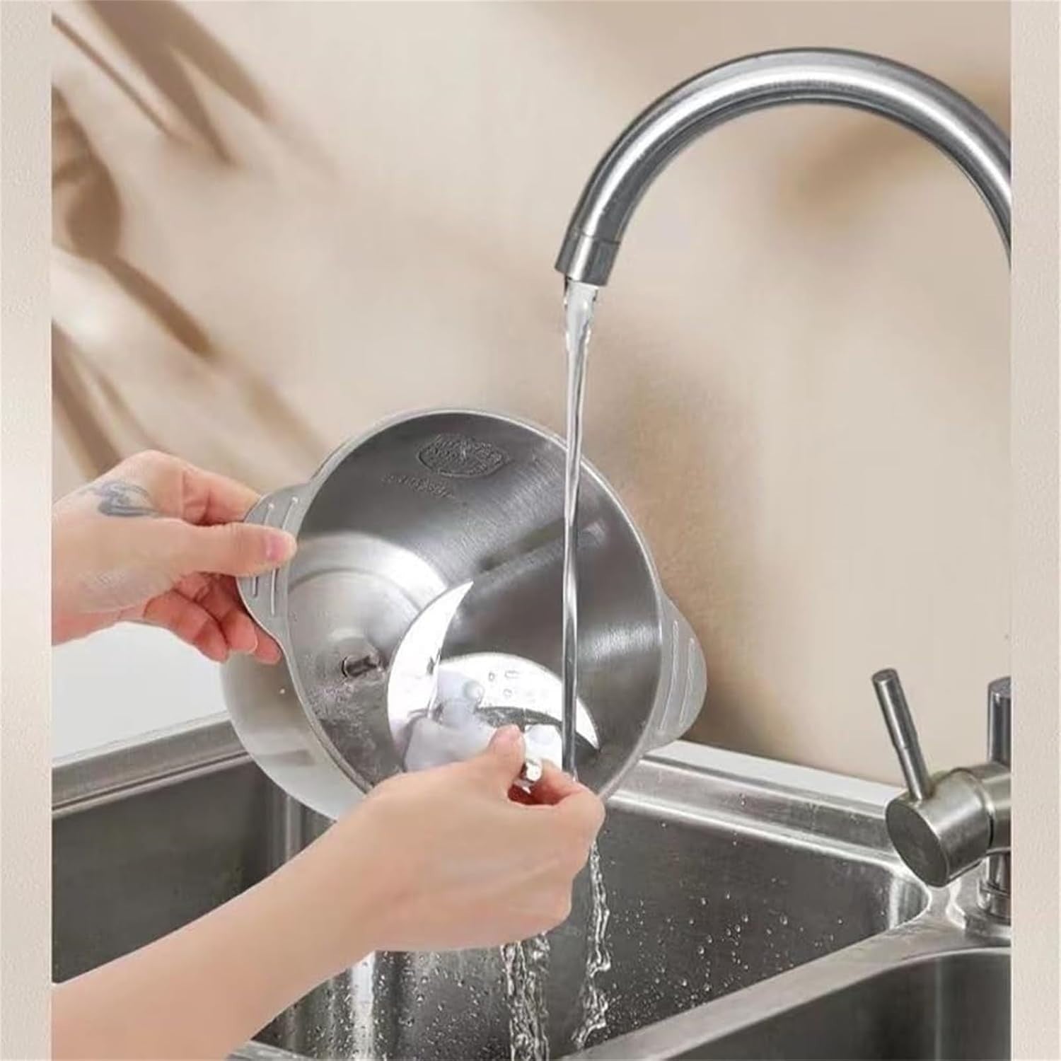 500W Electric Food Chopper 5L Meat Grinder Stainless Steel Processor