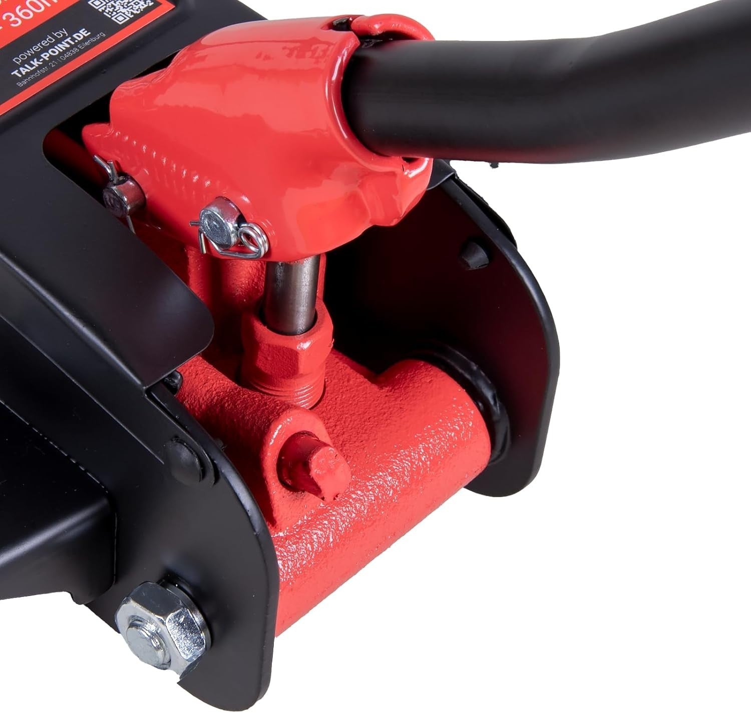2.5 Ton Low Profile Trolley Jack 80–360mm w/ Case, SUV Adapter & Rubber Pads Red
