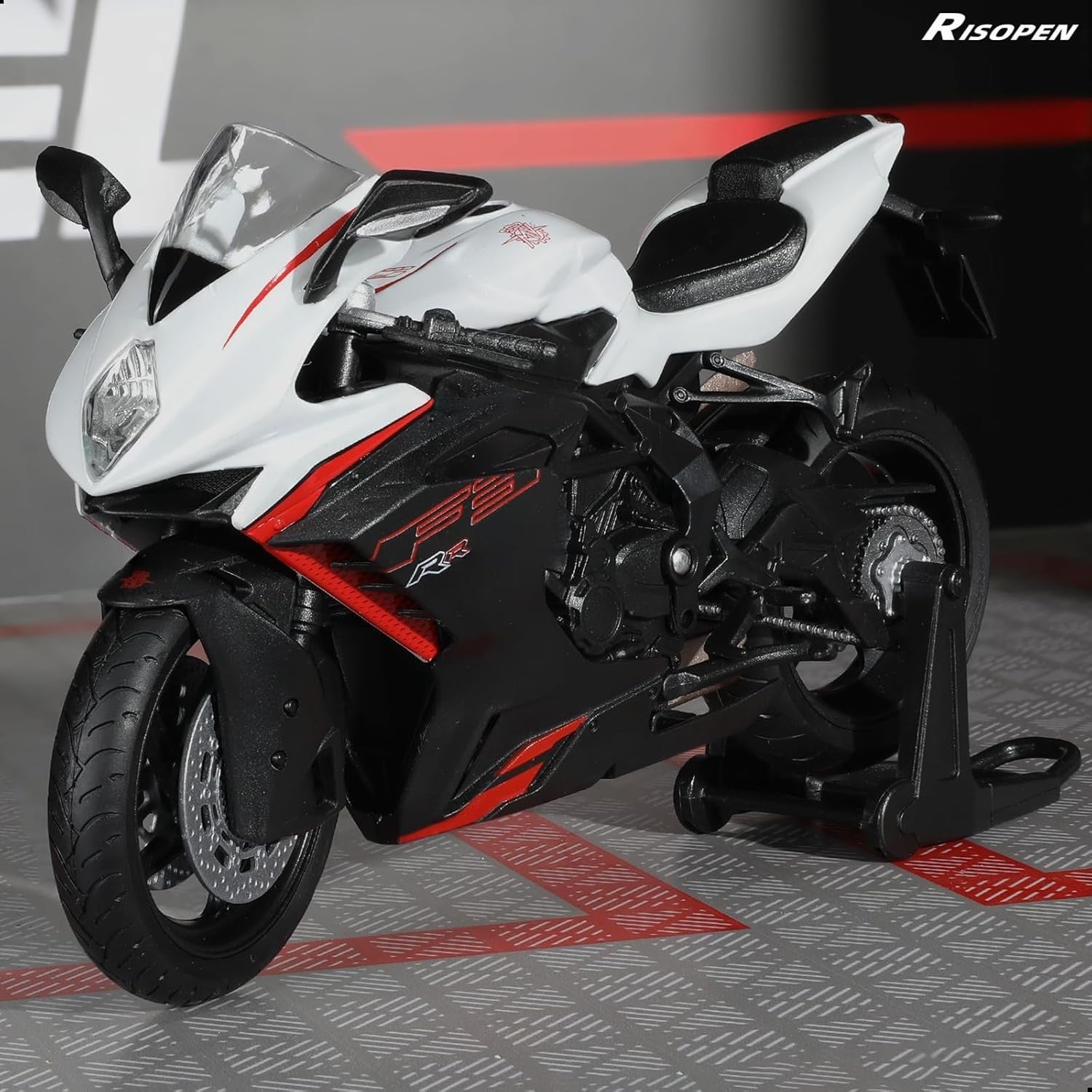 1:12 Diecast Motorcycle Model – No Assembly, Alloy Build, Display Gift Toy