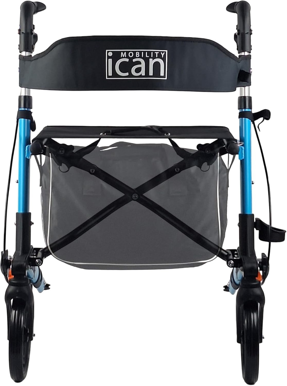 Ultra Lightweight 4 Wheel Rollator Walker with Seat Folding Adjustable Handles