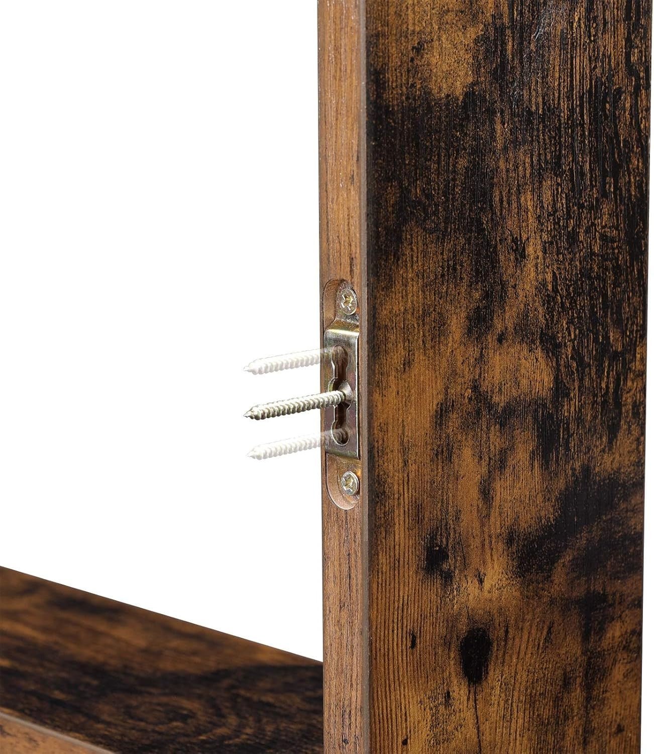 Rustic Wall Shelves Set of 3 Floating Wood Cube Display Storage Units