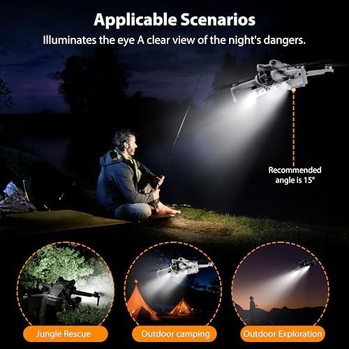 Mini 4 Pro Night LED Navigation Light Strobe Searchlight Drone Accessories