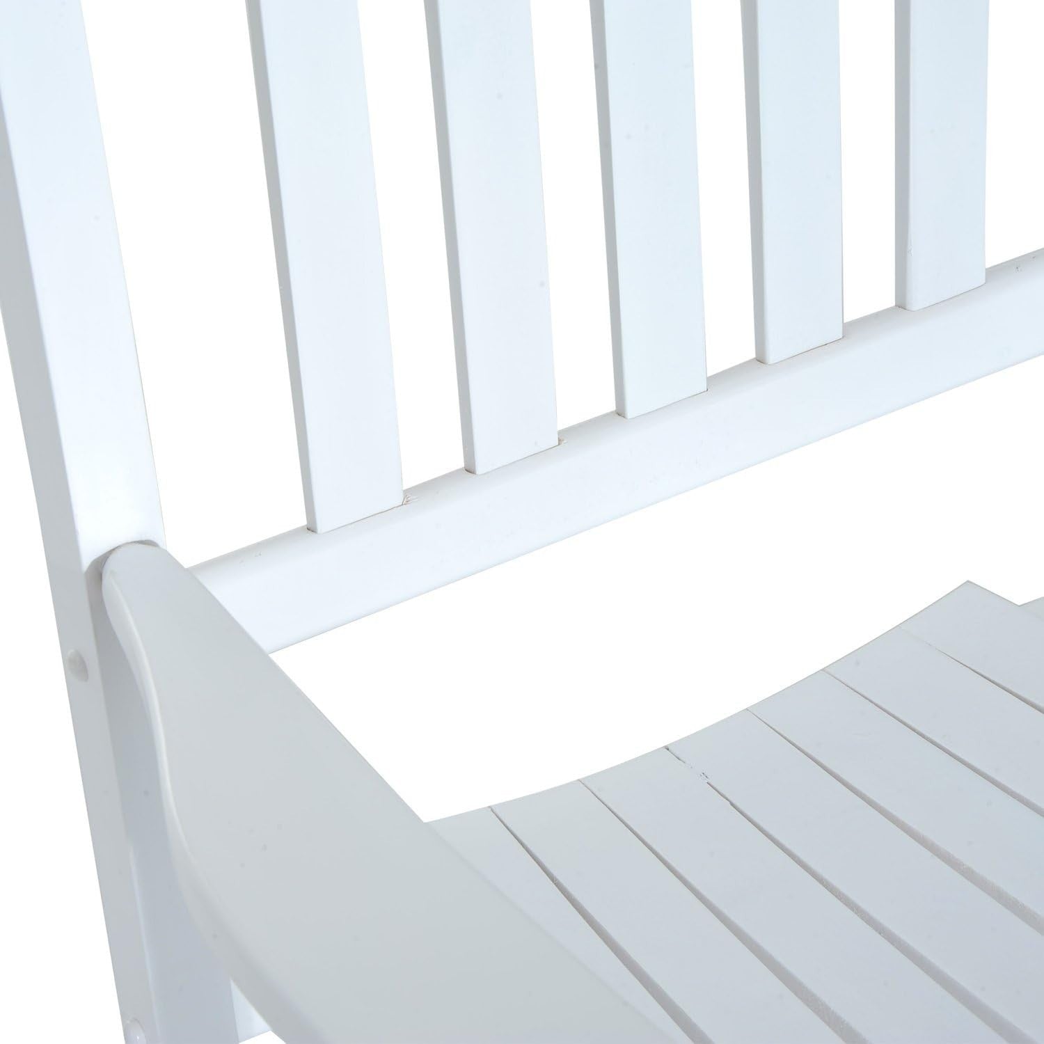 Outdoor Wooden Rocking Chair Garden Patio Porch Deck Balcony Seat 115cm H