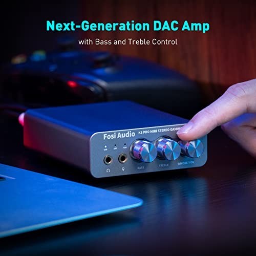 K5 Pro DAC Amp Headphone Amplifier USB Coax Optical 3.5mm RCA Hi-Res