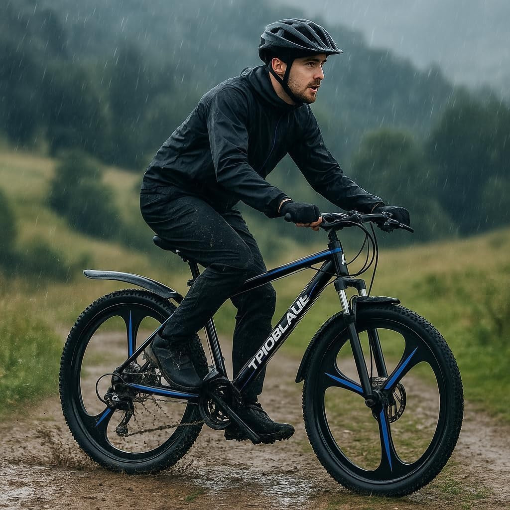 26" Dual Suspension MTB Bike 21 Speed Mountain Bicycle Off-Road Durable