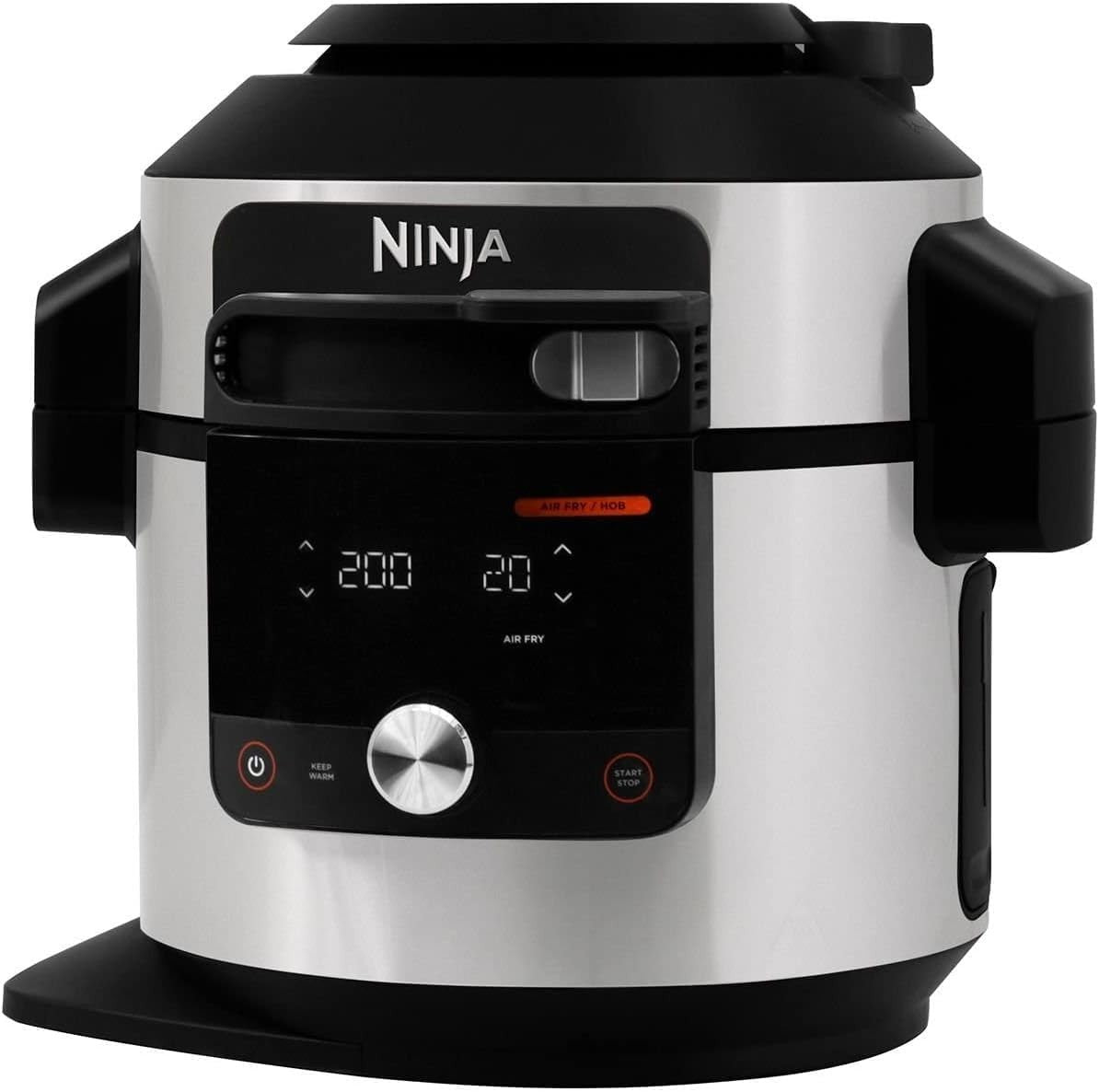 14-in-1 Smart Lid Pressure Cooker Air Fryer 7.5L Digital Probe Grill Steam