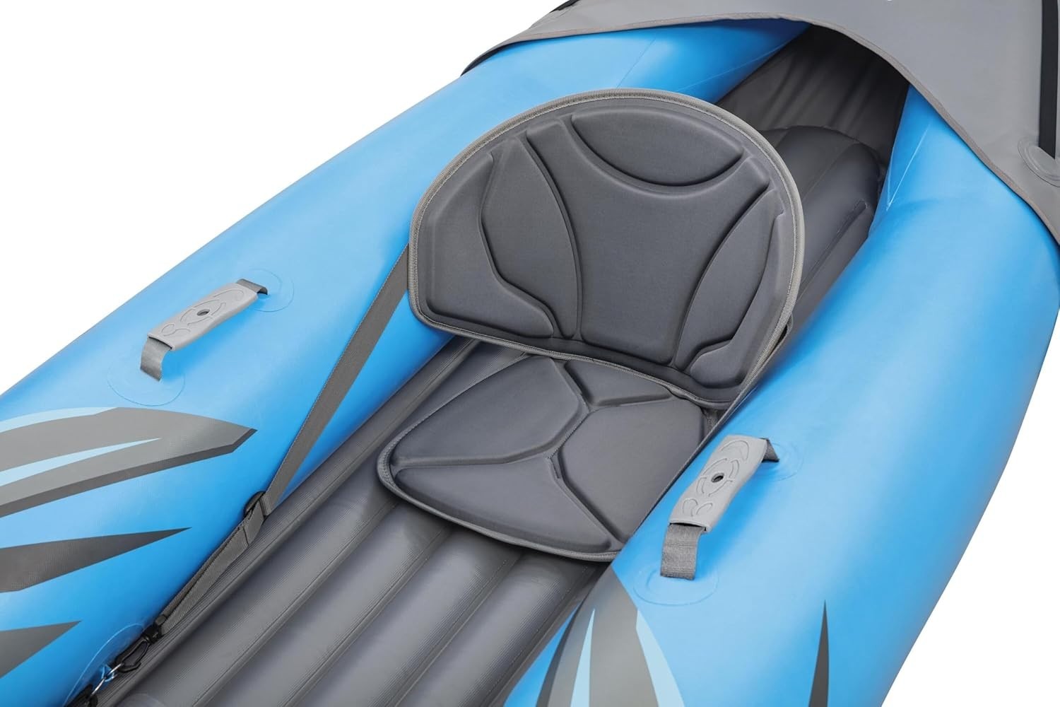 1 Person Inflatable Kayak Set w/ Paddle Pump Carry Bag Blue