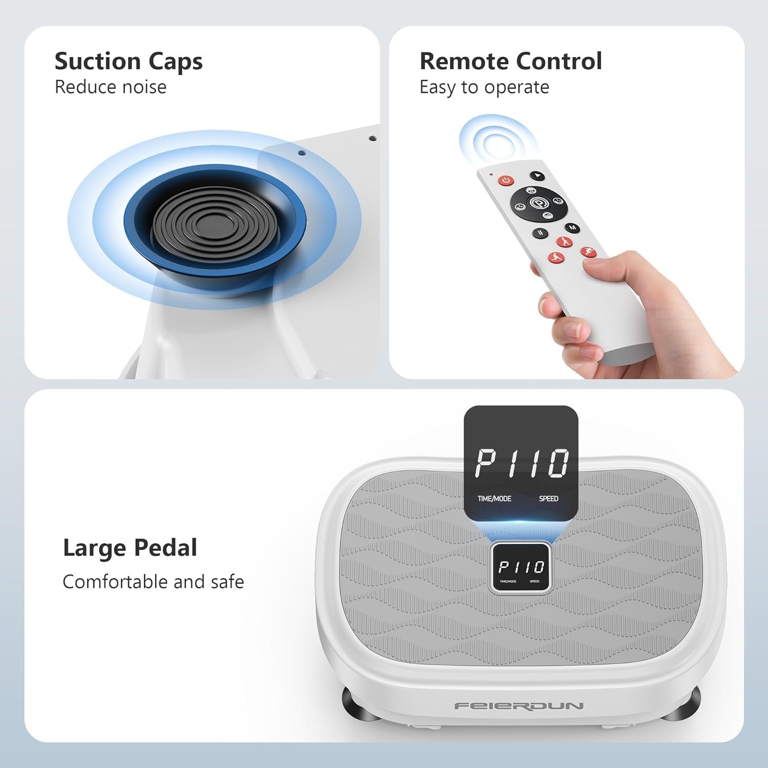 Vibration Plate Exercise Machine 9 Modes 99 Speeds Lymphatic