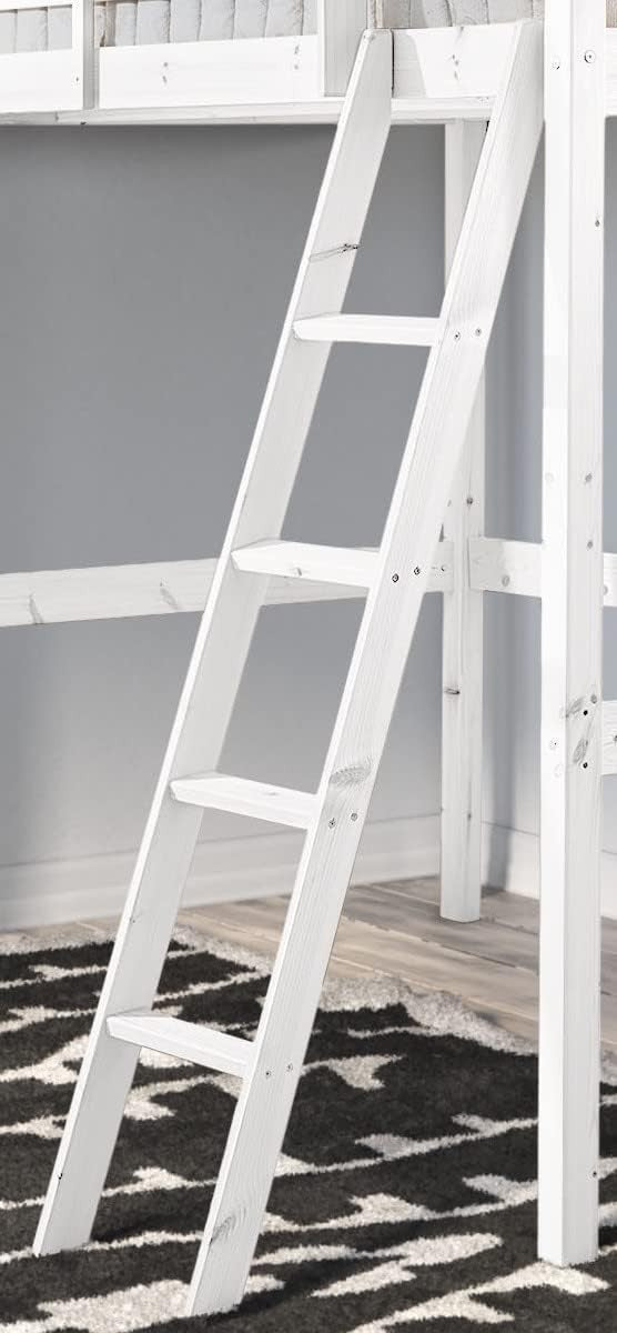 Bunk Bed Ladder Replacement Solid Pine Heavy Duty Slanted Ladder