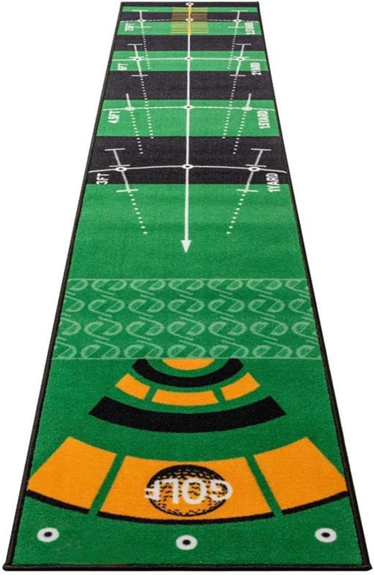 Professional Golf Putting Mat Trainer Indoor Practice Green Return Ball