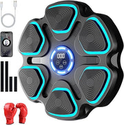 Music Boxing Machine Bluetooth Punch Trainer Wall Mount Home Gym Fitness