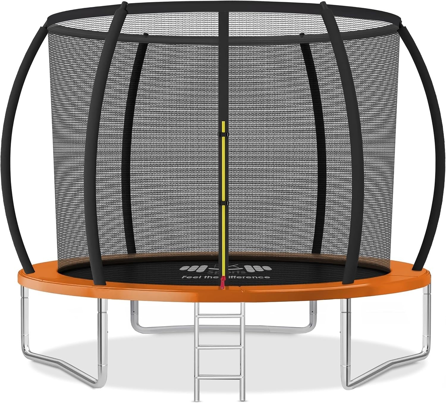 10ft Outdoor Trampoline with Safety Enclosure Ladder Heavy Duty