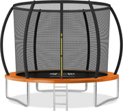 10ft Outdoor Trampoline with Safety Enclosure Ladder Heavy Duty