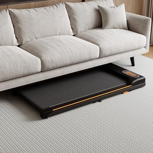 Foldable Under Desk Treadmill 2-in-1 Walking Jogging Home Office