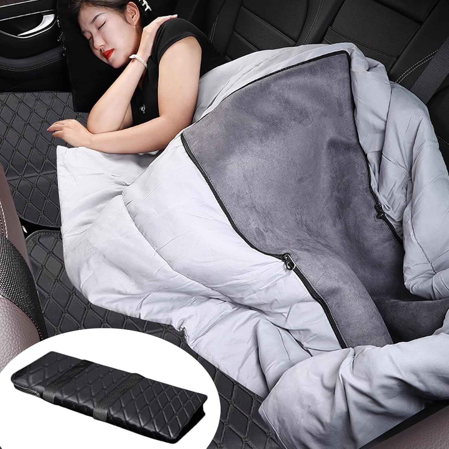 Non-Inflatable Car Mattress 128x80cm | Foldable SUV Back Seat Bed