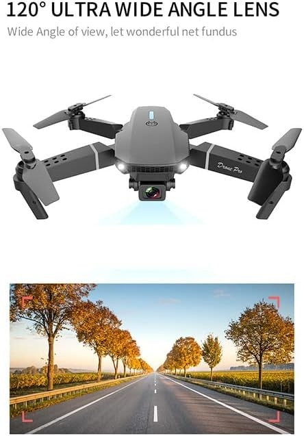 GPS Drone E88 Pro with 1080P Dual Camera Foldable RC Quadcopter Adults