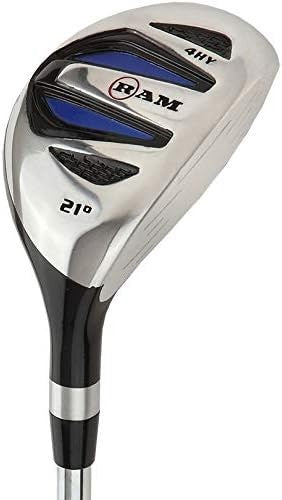 Mens Right Hand Golf Iron Set 5-6-7-8-9-PW + 4 Hybrid 1” Longer