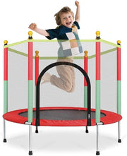 4.6FT Kids Toddler Trampoline Safety Enclosure Indoor Outdoor Play