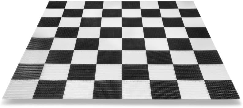 Giant 90cm Outdoor Mega Chess Set with Large Board | UV-Pro Chess for Garden Fun
