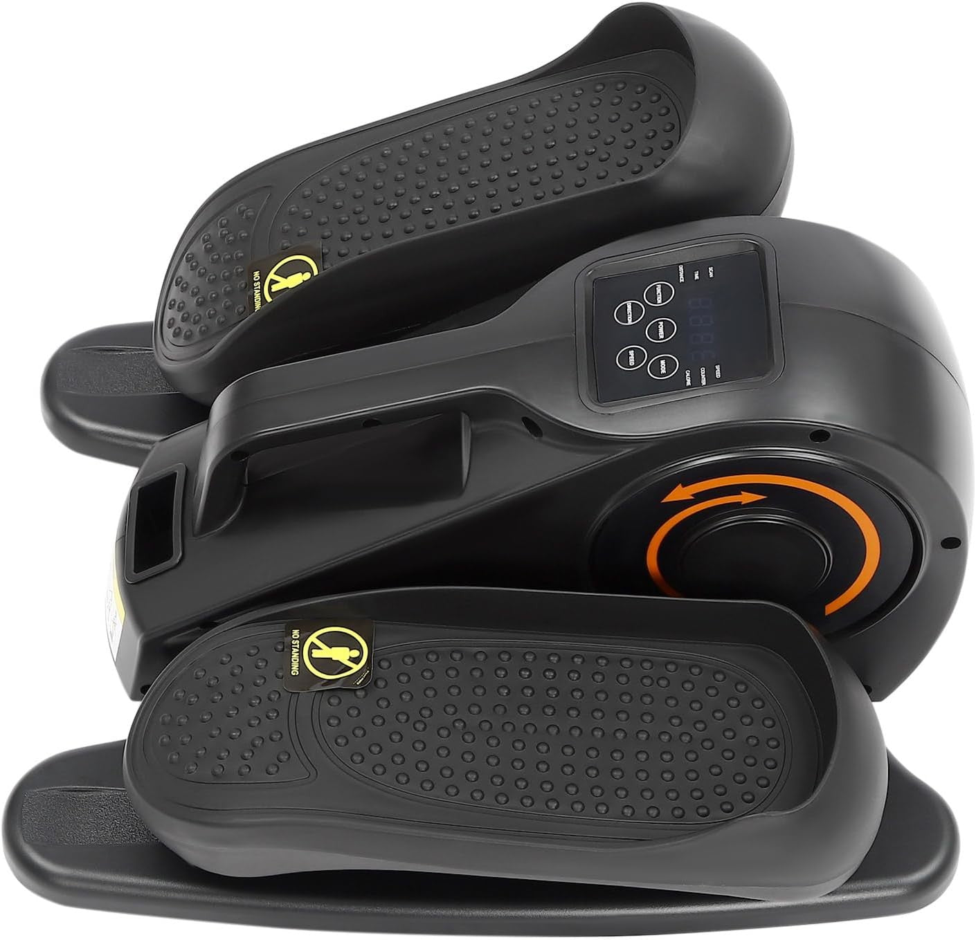 Under Desk Elliptical Trainer Quiet Electric Stepper Remote LED Pedals
