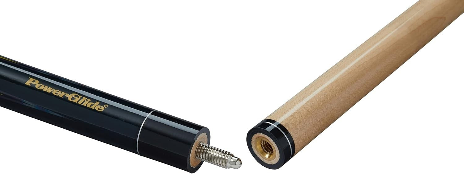 57" Maple Pool Cue Ramin Butt Rubber Grip 2-Piece Plastic Joint