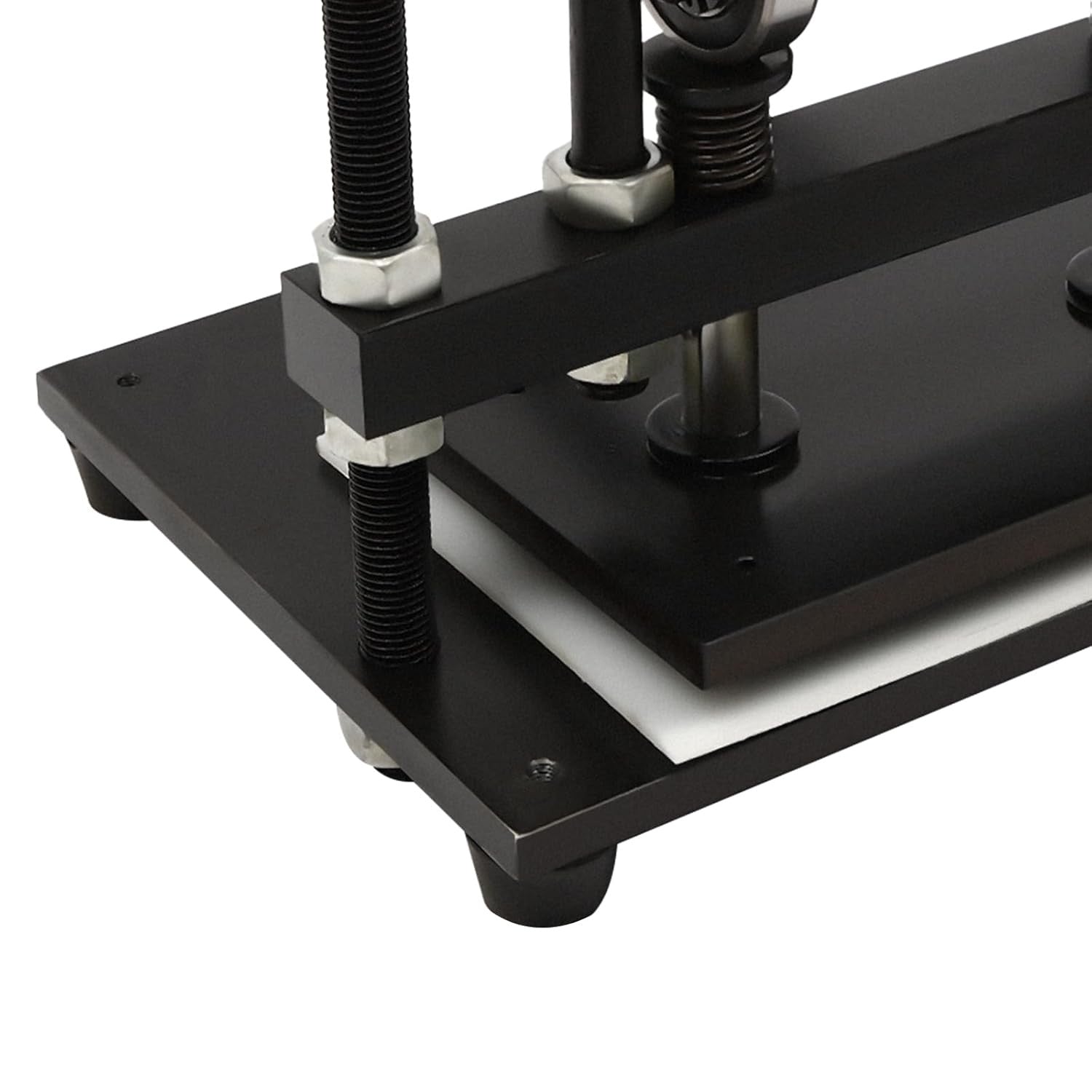 Manual Die Cutter 2T Leather Cutting Press Dual Guide Shaft Craft Clicker