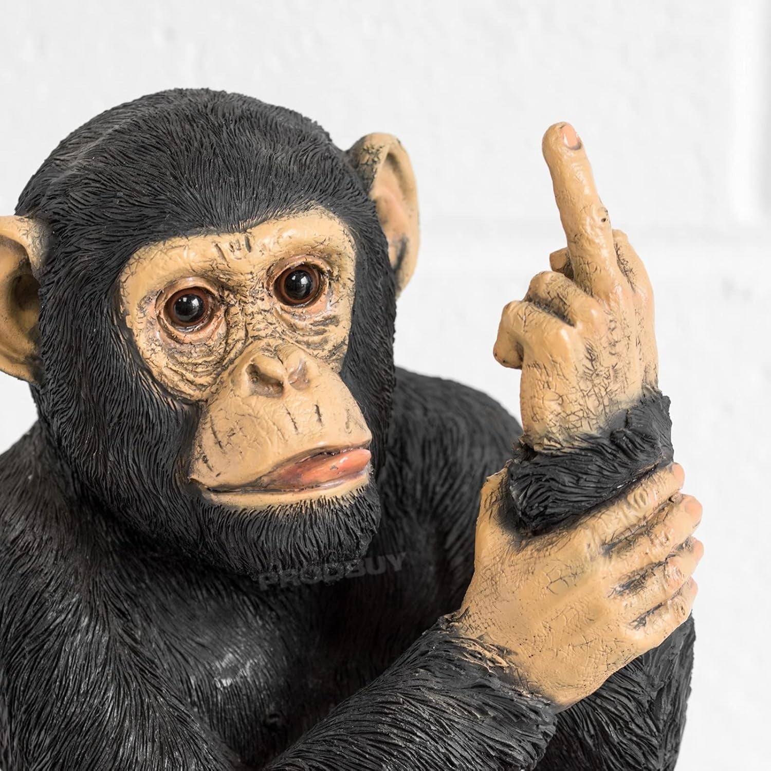 Large Rude Monkey Ornament Resin Statue Funny Home Decor Figurine Gift 30.5cm