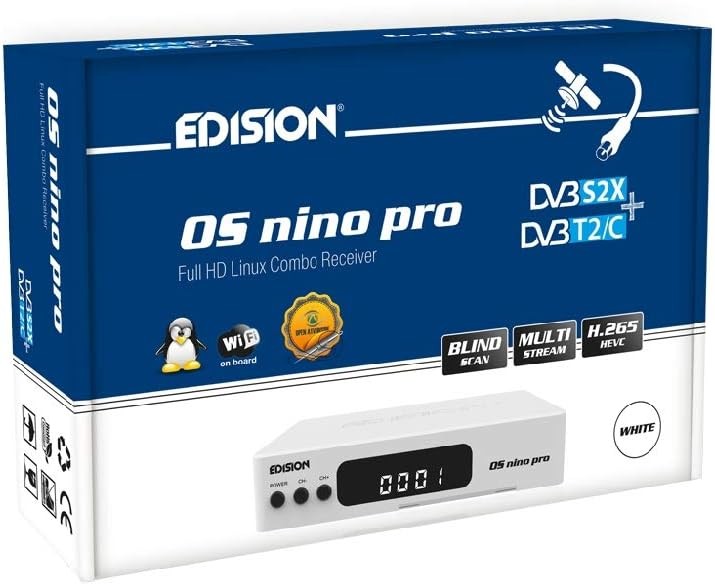 Linux Full HD Combo Receiver DVB-S2X DVB-T2/C WiFi Bluetooth