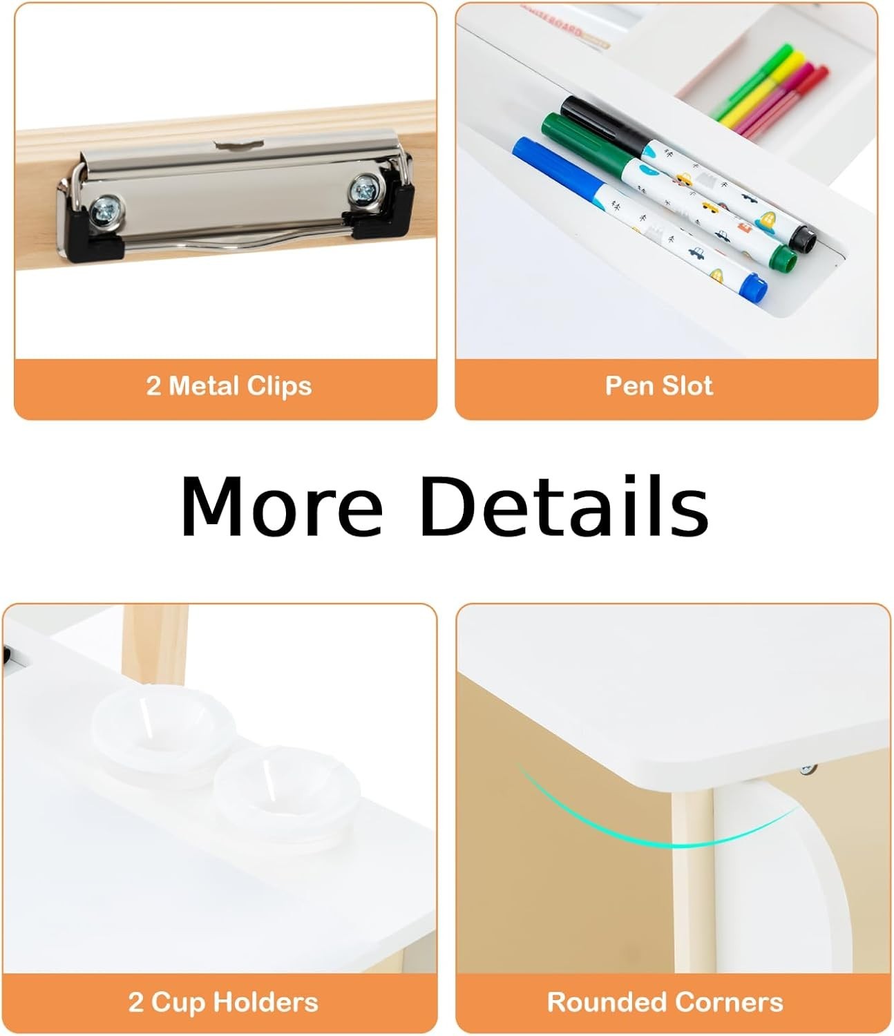 3-in-1 Kids Art Table & Bench Set with Adjustable Easel, Storage & Accessories