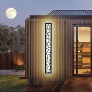 Waterproof LED Outdoor Wall Light IP65 Black Aluminum Porch Lamp 100cm